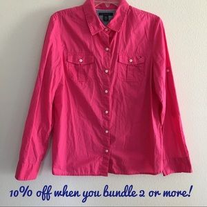 Tommy Hilfiger Women’s  Pink Long Sleeve Top